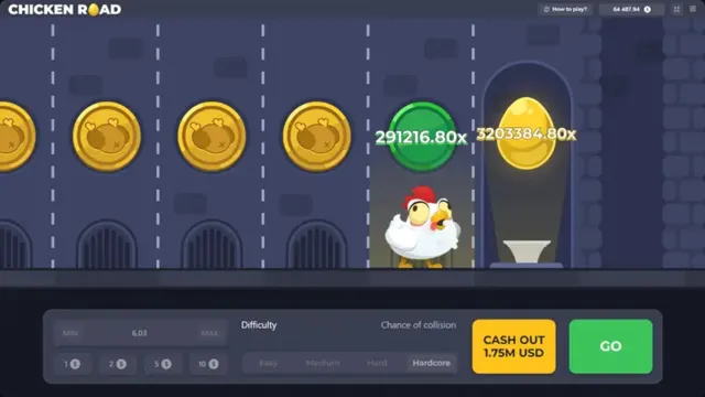 Chicken Road — Original dark road, golden egg